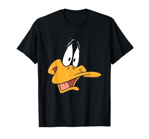 Image of Looney Tunes Daffy Duck Face T-Shirt