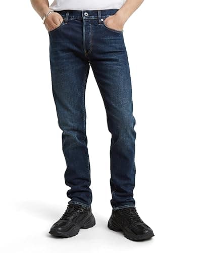 Image of G-Star Men's 3301 Slim Jeans, Blue (worn in dusk blue 51001-C052-B843), 31W / 30L