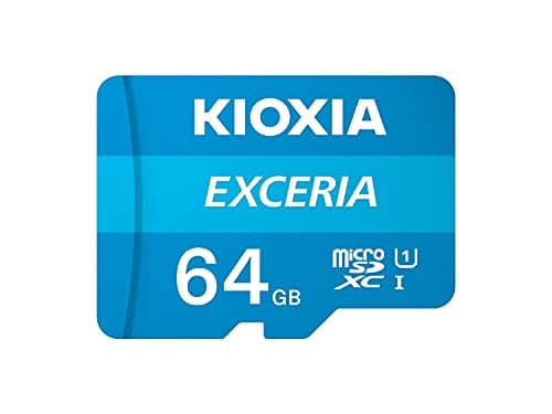 Image of KIOXIA 64GB EXCERIA microSD Memory Card U1 Class 10 100MB/s Max Read Speed, Full HD Video Recording