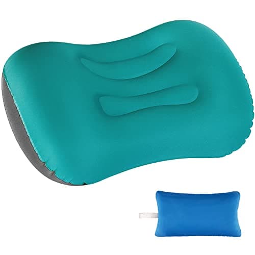 Image of Eono Ultralight Inflatable Camping Pillows for Adults, Compressible Compact Travel Inflatable Pillow, Comfortable Ergonomic Blow Up Air Pillow for Camping, Hiking, Beach, Fishing