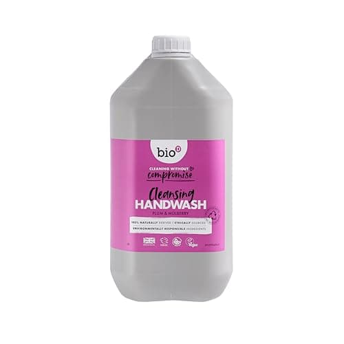 Image of Bio-D Anti Bacterial Cleansing Hand Wash with Plum & Mulberry 5L | Fragrance Free | Eco Friendly | Allergy Friendly | Vegan | Cruelty Free