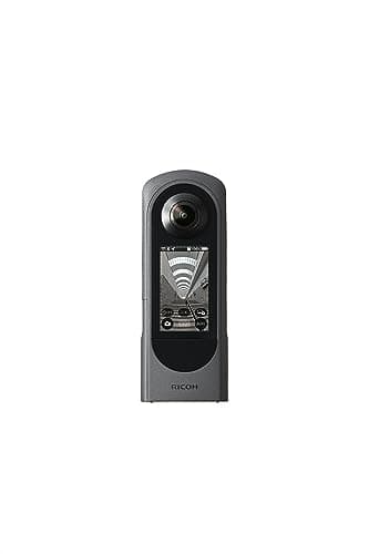 Image of Ricoh 360 Degree camera THETA X (2023), High resolution image of approx 60M, 5.7K 360, Touch screen, Interchageable battery, External memory card