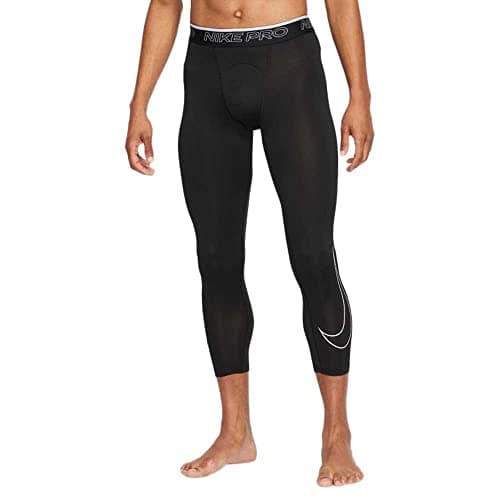 Image of NIKE DD1919 M NP DF 3QT Tight Leggings Mens Black/White L