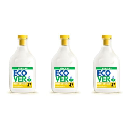 Image of Ecover Fabric Softener with Gardenia and Vanilla Scent, 1.43L, Pack of 3