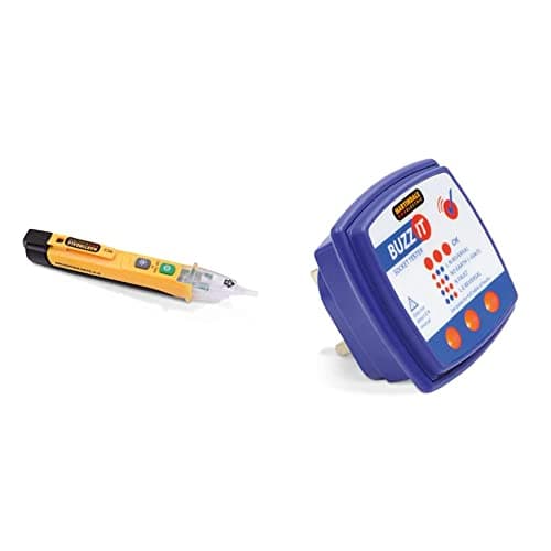 Image of Martindale Electric NC2 Non-contact Voltage Tester & Martindale BZ101 (Buzz-It) 240V Socket Tester with Audible Buzzer