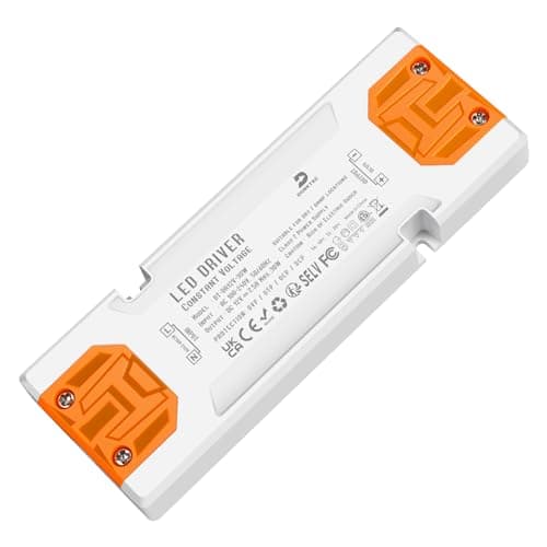 Image of DUSKTEC 12V LED Driver 30W 2.5A, Low Voltage LED Transformer AC 240V to DC 12 Volt, Constant Voltage Power Supply for LEDs Strip Lights G4 MR11 and MR16 Light Bulbs, 142 x 50 x 16 mm