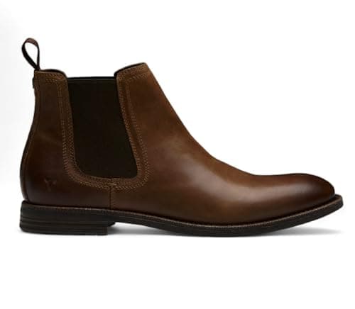 Image of Windsor Smith Mens Brown Leather Chelsea Ankle Dealer Boots - Sergio