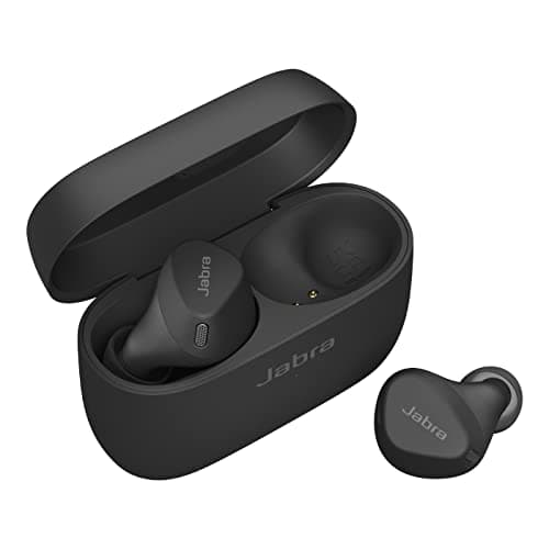 Image of Jabra Elite 4 Active In-Ear Bluetooth Earbuds - True Wireless Ear Buds with Secure Active Fit, 4 built-in Microphones, Active Noise Cancellation and Adjustable HearThrough Technology - Black