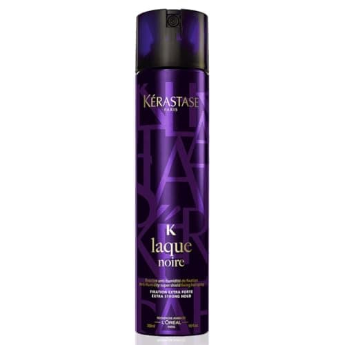 Image of Kérastase Coiffage Couture, Extra-Strong Holding Hair Spray, Long-Lasting Shape Memory, For All Hair Types, Humidity Resistant & Residue-Free, Laque Noire, 300ml