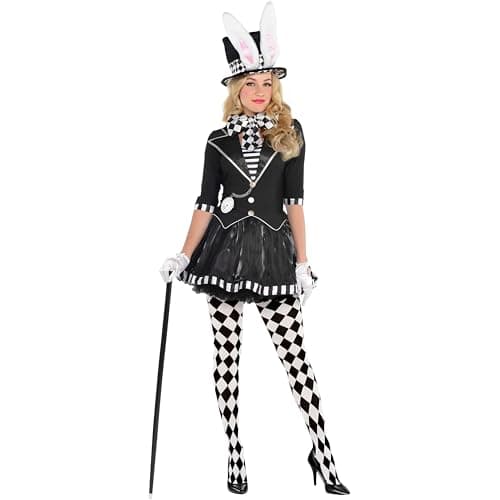 Image of (PKT) (Fix 32/32) (847836) Adult Ladies New Dark Mad Hatter Costume (Medium)