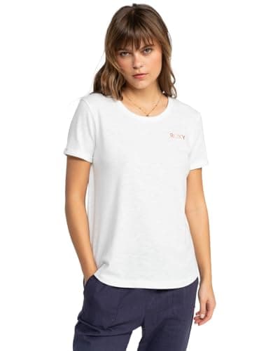 Image of Roxy Short-Sleeved T-Shirt SATURDAZE SS TEE Young Womens White XXL