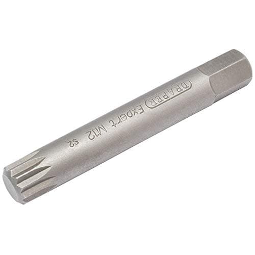 Image of Draper 33349 Expert XZN Insert Bit for Mechanic's Bit Sets, M12 x 75mm, 10mm