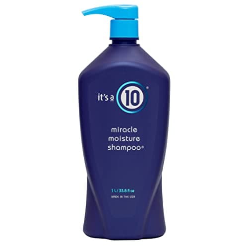 Image of It's a 10 Haircare - Miracle Moisture Shampoo for Everyday Use, Hydrating, Colour Safe, Natural Ingredients, No Added Sulfates, Vegan 1 Litre