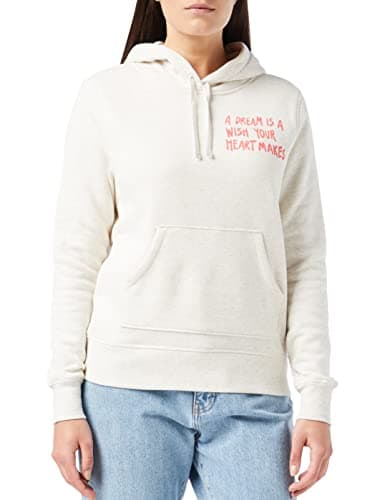 Image of Amazon Essentials Disney | Marvel | Star Wars | Princess Women's Fleece Sweater Hoodie Sweatshirts (Available in Plus Size), White, XS