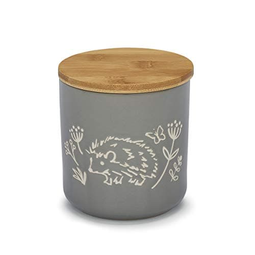 Image of Cooksmart Stoneware Airtight Storage Jars | Storage Jars & Canisters Perfect For Pasta Storage & Rice Storage (Country Animals)