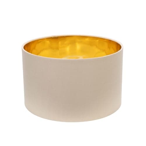 Image of ValueLights | Reni Small Pendant Shade with Natural & Gold Inner | Shades, Home Décor & Improvement Essential | 250mm Shade Width