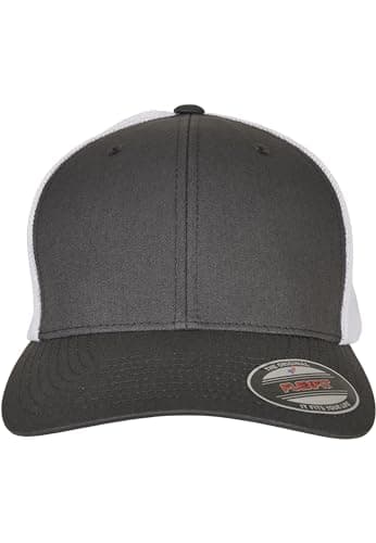 Image of Flexfit Mesh Trucker Cap 2-Tone - Unisex Baseballcap für Damen und Herren, Farbe Navy/White, S/M