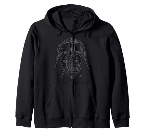 Image of Star Wars Darth Vader Helmet Zip Hoodie