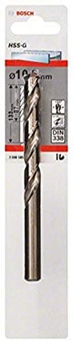 Image of Bosch Professional 1x Metal drill bits HSS-G DIN 338 (for metal, Ø 10.5 x 87 x 133 mm, Accessory Drill Driver)