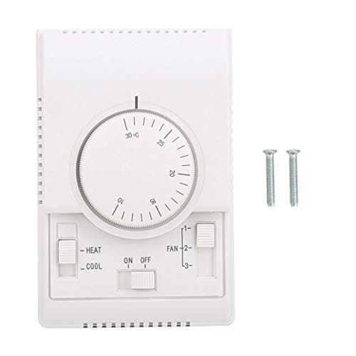 Image of Nikou 220V Mechanical Temperature Controller (Nikoukgd513th6n), 10-30°C, LCD, Suitable for Central Air Conditioning Fan Coil