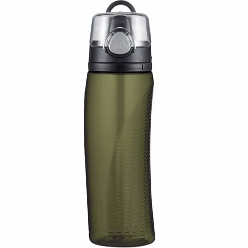 Image of Thermos 10953 Hydration Water Bottle with Meter, Olive Green, 710 ml