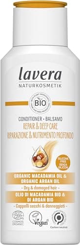 Image of lavera Conditioner Repair & Deep Care - Without Silicone - Intensely regenerating & Rich Nourishing - Vegan - Natural Cosmetics - 200 ml