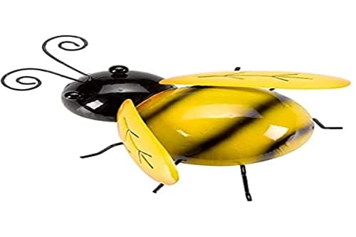 Image of SMART SOLAR 5032004 Hanging Bee 16 cm, Yellow