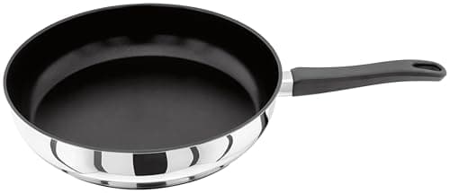 Image of Judge Vista Stainless Steel Non-Stick Large Skillet Frying Pan 28cm Induction Ready, Oven Safe