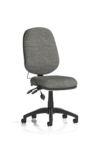 Image of Dynamic Eclipse Plus II Lever Task Operator Chair With Pump Lumbar Charcoal