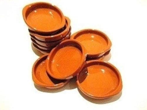Image of Valdearcos 0114 - 14 Centimeter Terracotta Tapas Dish / Cazuela Pack of 10