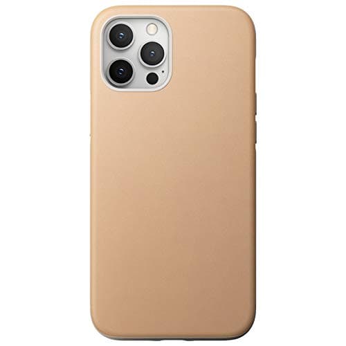 Image of NOMAD Rugged Phone Case for iPhone 12 Pro Max - MagSafe Compatible, 10ft. Drop Protection, Horween Leather - Natural