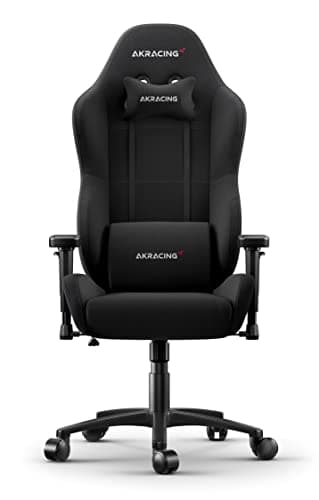 Image of AKRacing Core Series EX Gaming Chair with 5/10 Years Manufacturer Warranty - Black/Red Fabric