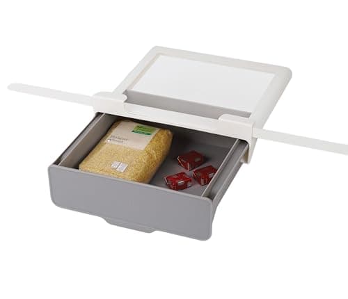Image of Joseph Joseph CupboardStore Under Shelf Drawer Kitchen Cupboard Storage Organiser, Space Saving, Grey, 24