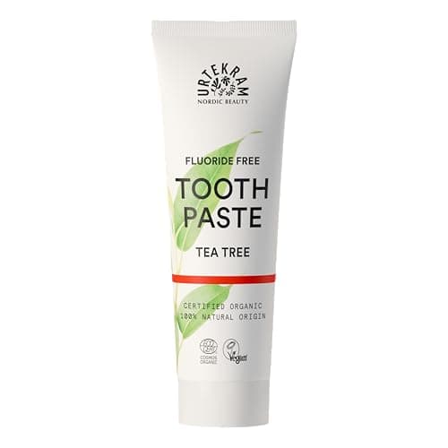 Image of Urtekram Flouride Free Toothpaste - Vegan - Organic - Natural Ingredients - Urtekram Dental, 75ml (Pack of 1)