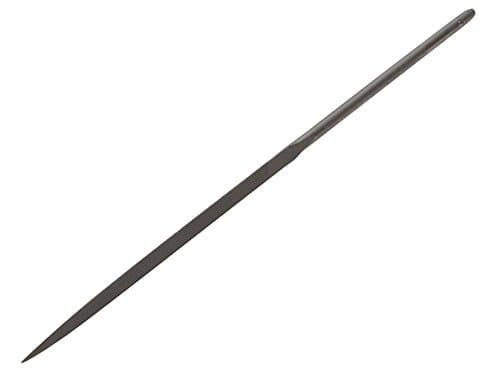 Image of Bahco 2-302-14-2-0 Three Square Needle File 14cm Cut 2 (Smooth)