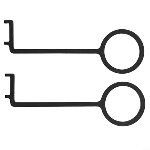 Image of Vidonergy Timing Belt Check Gauge for PSA Group 1.0L 1.2L Engines, 2 Pack Steel Dipstick Wrench Tool Compatible with Models Including 108 208 308 5008 C3 For C4