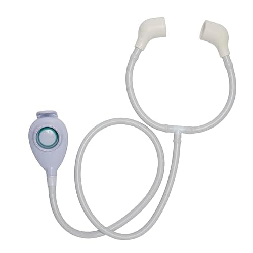 Image of Croydex Freeway Shower Attachment for Bath Taps - 1m Flexible Shower Hose with Push On Tap Connectors and a Controllable Spray, Compatible with High/Low Pressure Systems
