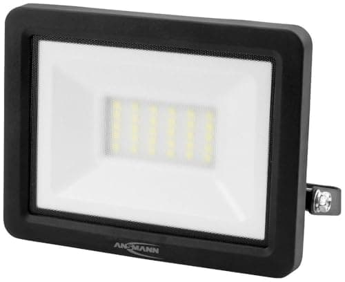 Image of ANSMANN 2200LM LED Wall Light Heavy Duty Compact Work Light for Workshop, Construction Site, Garage, Water Jet Protection, Powerful