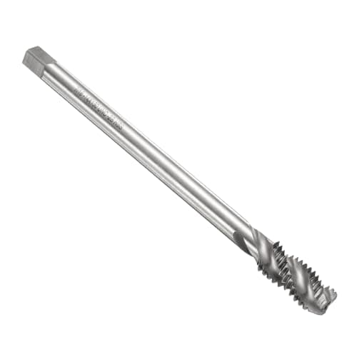 Image of sourcing map Spiral Flute Thread Taps 7/16-14 UNC 2B Machine Threading Tap Bit, Uncoated Screw Tapping Repair Tool, M2 High-Speed Steel (HSS)