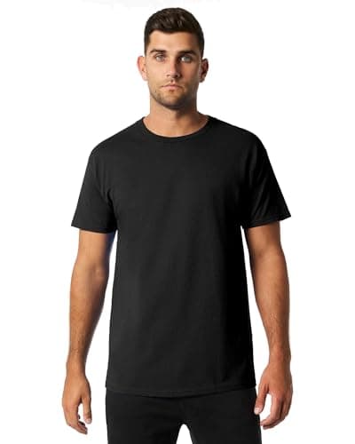 Image of Gildan Mens Heavy Cotton Short Sleeve T-Shirt (XL) (Black)