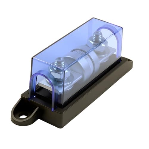 Image of RKURCK AC/DC 150V 100A Multi Block Fuse Class T Fuse Holder Circuit Fuses for Cars Boats Trucks,Terminal size: 5/16"(M8),IR 10KA