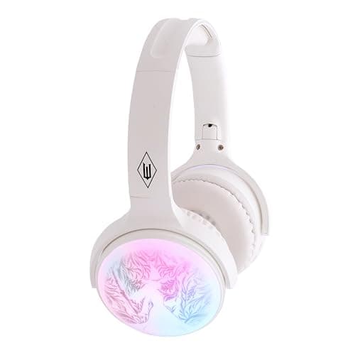 Image of Wicked Bluetooth And Wired Light-Up 2 In 1 Headphones With Adjustable Headband And Headset Controls. Built-in Microphone To Make & Take Phone calls. 10 Metre Range.