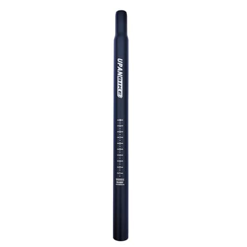 Image of UPANBIKE Aluminum Alloy 25.4mm 27.2mm 28.6mm 30.4mm 30.9mm 31.6mm Bike Seat Post Length 400mm Black for Mountain Bike Fixed Gear Bike Seatpost