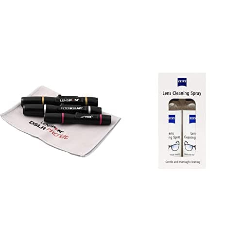 Image of Lenspen New DSLR Pro Cleaning Kit for Camera & ZEISS Lens Cleaning Spray, Twin Pack for Cleansing Optical Surfaces, Glass and Plastic Cleaner, 120 ml