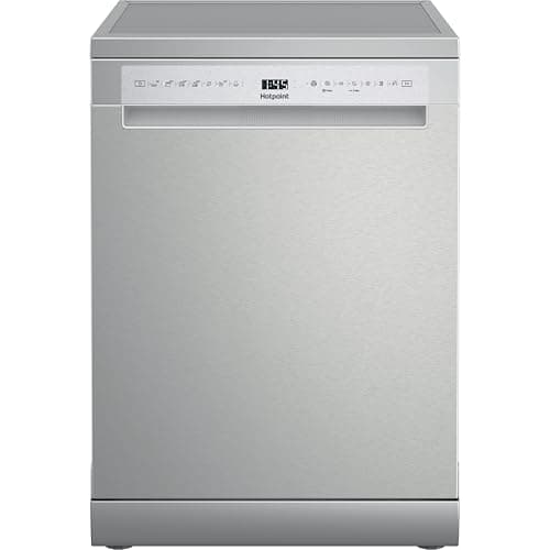 Image of Hotpoint H8F HS61X UK Full Size Dishwasher - Stainless Steel - A Rated