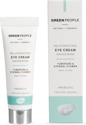 Image of Green People Rejuvenating Eye Cream - Natural & Organic - For Dark Circles & Puffy Eyes - Paraben & Alcohol Free - Cruelty Free & Vegan, 10ml