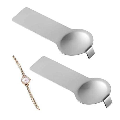 Image of 2PCS Nomination Charms Tool,9mm Double-Sided Italian Bracelet Link Helper,Double-Sided Bracelet Opener,Stainless Steel Bracelets Fitting Tool for Adding Links and Removing Bracelets