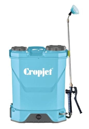 Image of Battery Knapsack Sprayer 16L – Electric Pressure Sprayer 12V Rechargeable, Backpack Garden Sprayer with LED Display, Stainless Steel Lance for Weed Control & Fertiliser