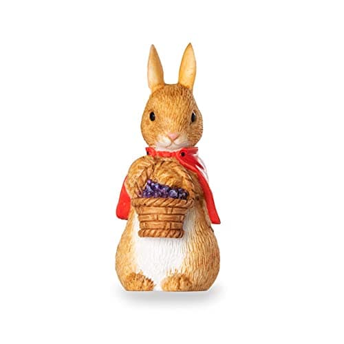 Image of Anniversary House Official The World of Peter Rabbit™ Flopsy Bunny Resin Keepsake Cake Topper 2.8 x 6.3cm, Birthday, Baby Shower Decorations, Christening, Luxury Boxed, Giftable, BU313, Beatrix Potter