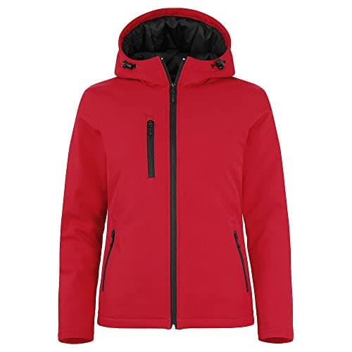 Image of CliQue Womens/Ladies Padded Soft Shell Jacket (L) (Red)